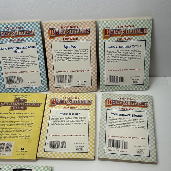 VTG Lot The Baby-Sitters Club Paperback Books 7, 8, 23, 24, 27, 74, 77, 93, 112 - Picture 9 of 11
